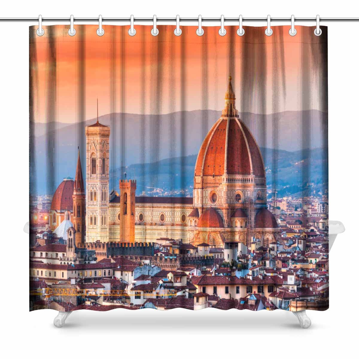 70 Off Interestprint Florence Sunset Skyline View Polyester
