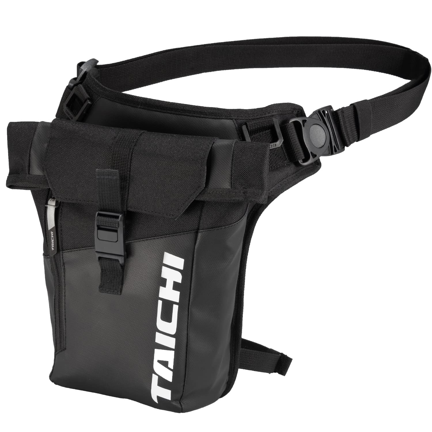 RSタイチ(RS TAICHI) バイク 防水 レッグバッグ ホルスターバッグ ツーリング WP レッグ ポーチ RSB288 ユニセックス大人 BLACK/WHITE商品画像