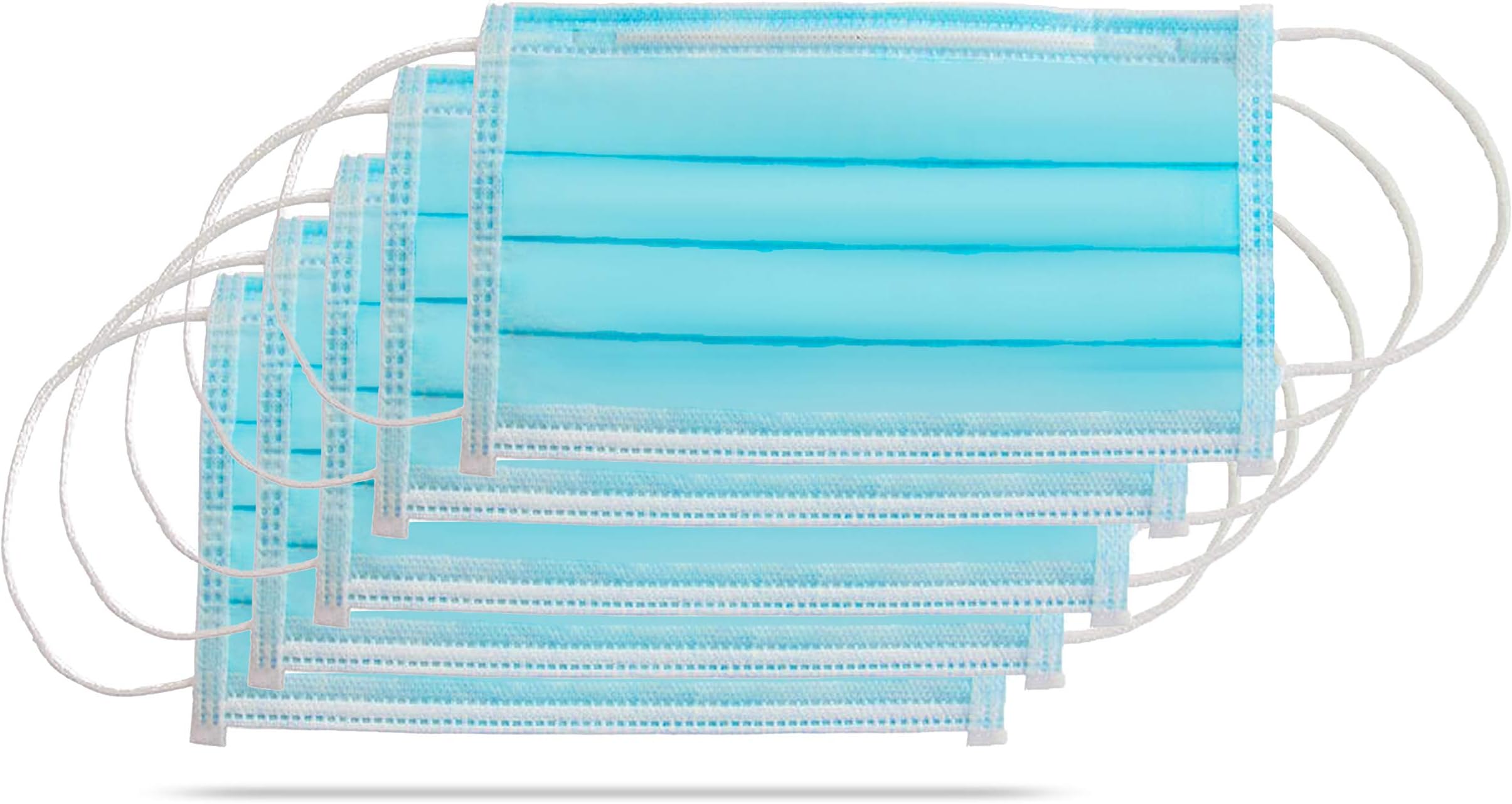LADY THIKHAI LTK 3ply Face Mask for Protection From Germs, Virus, Dust with Soft Earloop (Pack of 5)