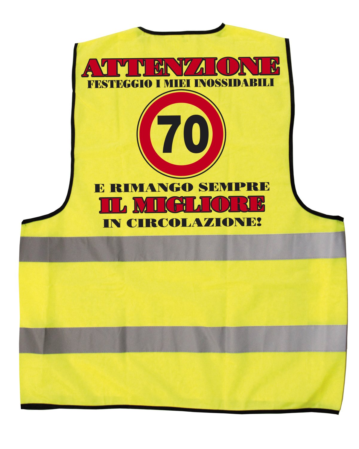 Bombo Birthday Vest, yellow, One Size