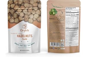 Orgibite Roasted & Salted Hazelnuts 8.81 Oz (250 g) (Pack Of 4)