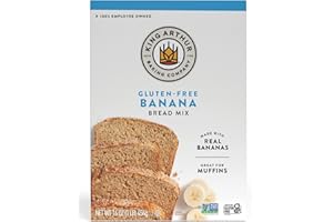 King Arthur, Gluten Free Banana Bread + Muffin Mix, Gluten-Free, Non-GMO Project Verified, Certified Kosher, 16 Ounces