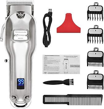 haarschneidemaschine profi bestbomg vollmetallgehause haarschneider 2500mah akku haartrimmer herren prazisionstrimmer bartschneider bart trimmer mit