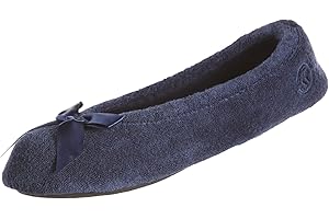 isotoner Women's Terry Ballerina Slipper Clog