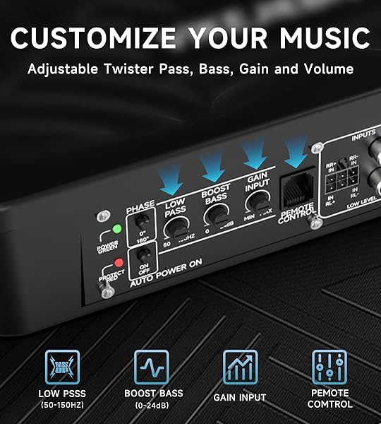 1200W SUBWOOFER, SLIM UNDERSEAT CAR SUBWOOFER AND AMP PACKAGE WITH AMBIENT LIGHT, INDIVIDUAL CONTROL FOR LOW PASS/GAIN/BOOST BASS, LOUD STEREO SOUND, DEEP BASS PERFECT FOR TRUCK/SUV/JEEP/MPV (BLACK)