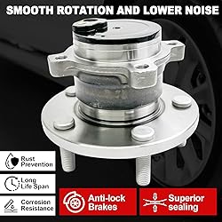 Pair 512347 Rear Wheel Bearing Hub Assembly