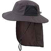 Connectyle Kids Flap Sun Hat with UPF 50+ Wide Brim Beach Hat Fishing Hiking Hat