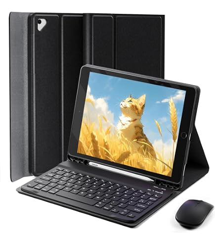 Logitech Slim Folio Etui avec Clavier sans Fil Bluetooth iPad 5e et 6e