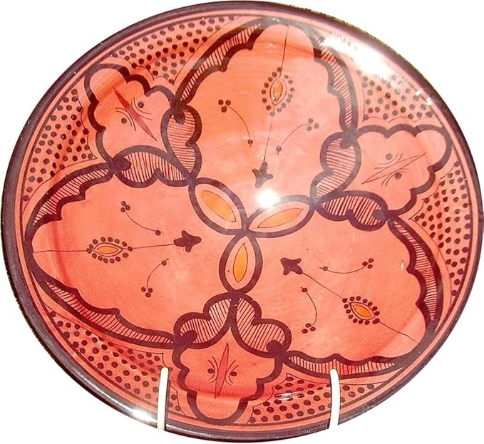 Moroccan Red Glazed Dinner Plate Amazon.co.uk Kitchen & Home