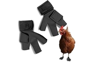 Birdy Bootie Chicken Shoes for Injured Feet – Protective Neoprene Footwear for Chicken, Open-Toe Design for Bumblefoot Relief, Made in USA - Standard, 3" Max. Inside Width, Gray