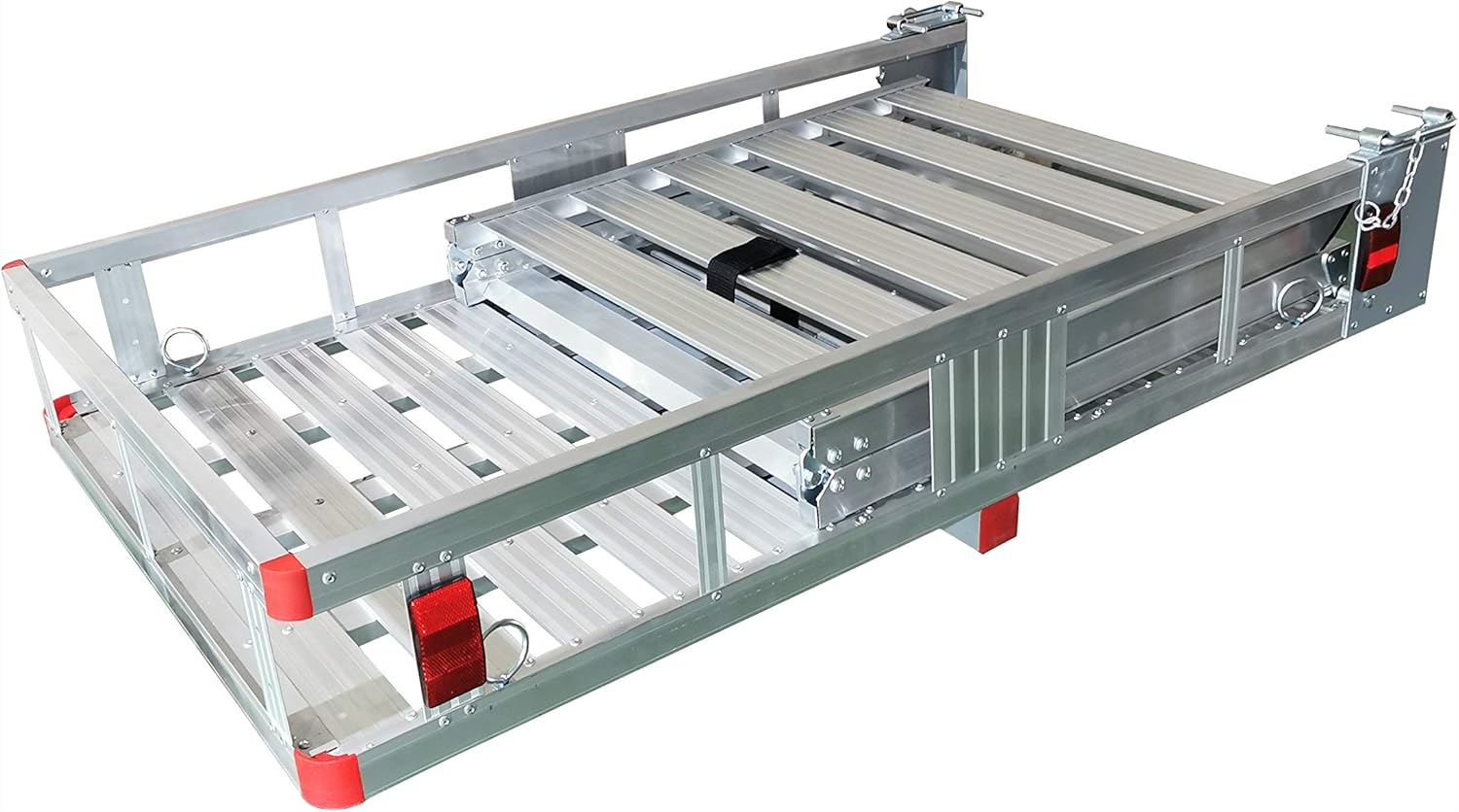 MaxxHaul 70275 Aluminum Cargo Carrier | With 60" Folding Ramp | 53.5" x 29": Automotive