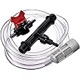 UPLYKKE Irrigation Venturi Fertilizer Injector Kit - 3/4 inch Mixer Injectors for Garden Agriculture Water Drip IrrigationTube Garden Ozone Injector - 1 Set