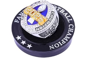 ZZXZJW 2025 Fantasy Football Championship Ring Trophy Award for Fantasy Football League Winner