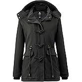 wantdo Women's Winter Thicken Jacket Cotton Coat with Removable Hood