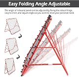 Amazing Tour Football Rebounder Training Net Steel Frame Adjustable Angles view 5