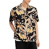 AllSaints Men's Dragon Short Sleeve Shirt