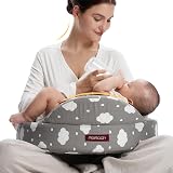momcozy Memory Foam Nursing Pillow Clouds High-Rebound Support