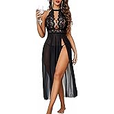 Avidlove Women Lingerie Lace Babydoll Nightdress Sexy Chemise Nightgown V Neck Nightdress Sleepwear