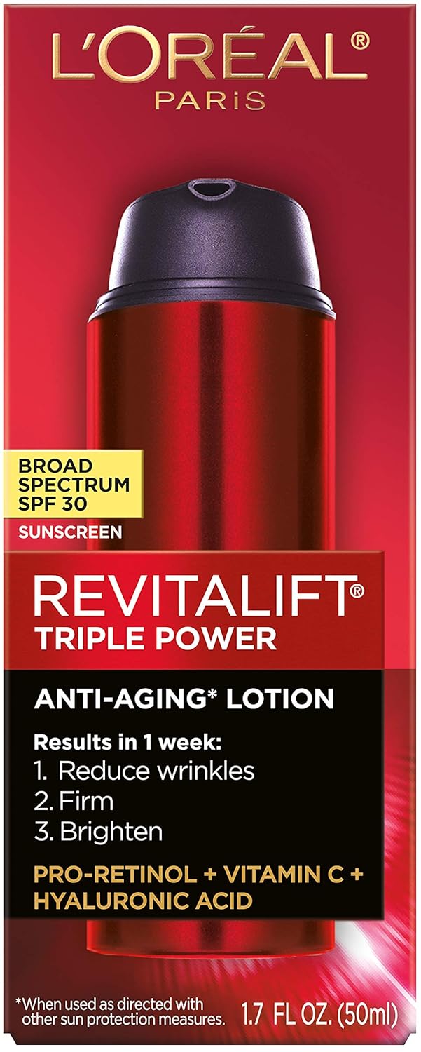 revitalift triple power day lotion spf 30