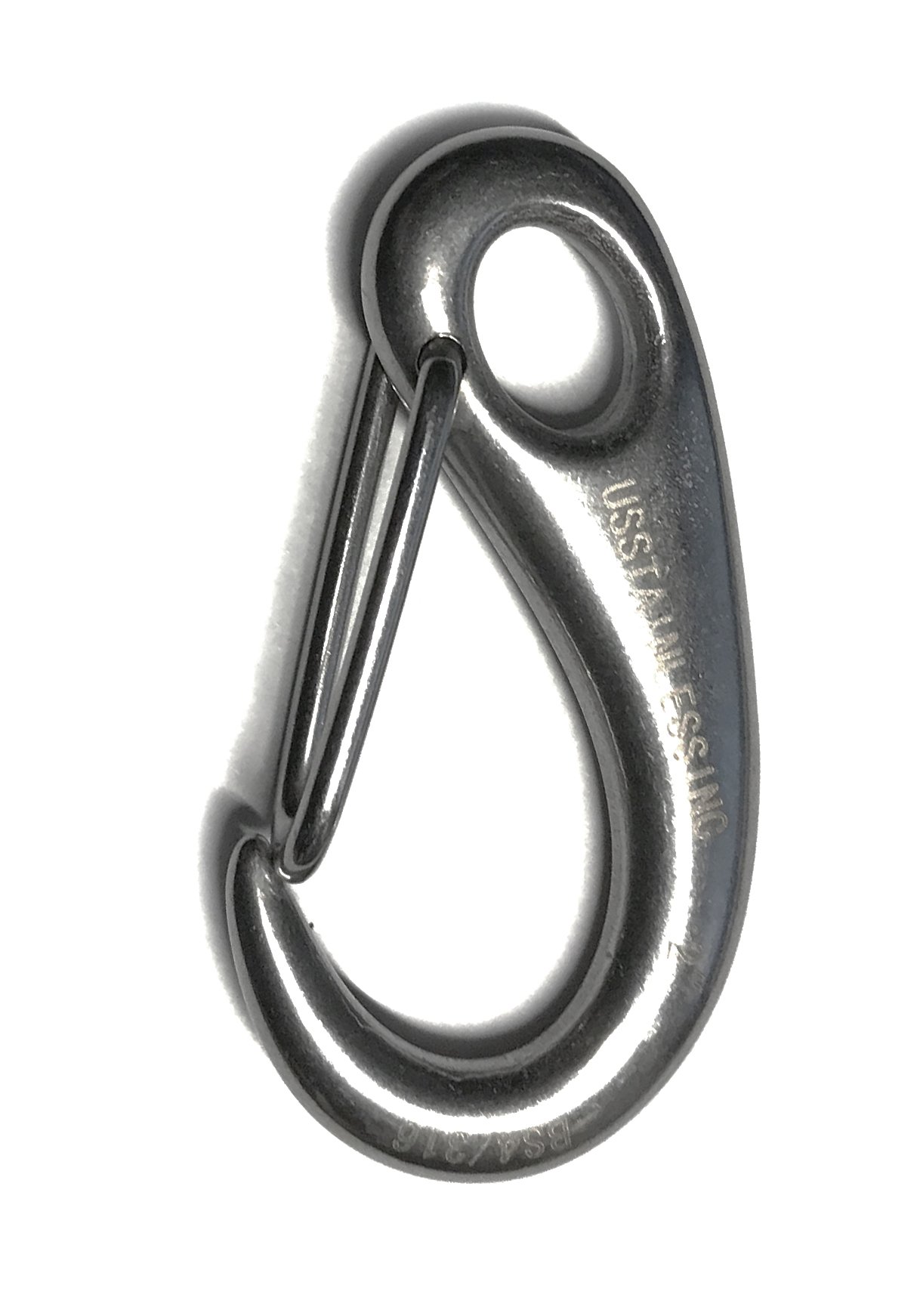 Stainless Steel 316 Spring Gate Snap Hook Clip 2" Marine Grade Lobster Claw