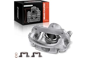 A-Premium Disc Brake Caliper Assembly with Bracket Compatible with Select Ford Models - Fiesta 2014-2017 1.0L, Fiesta 2011-20