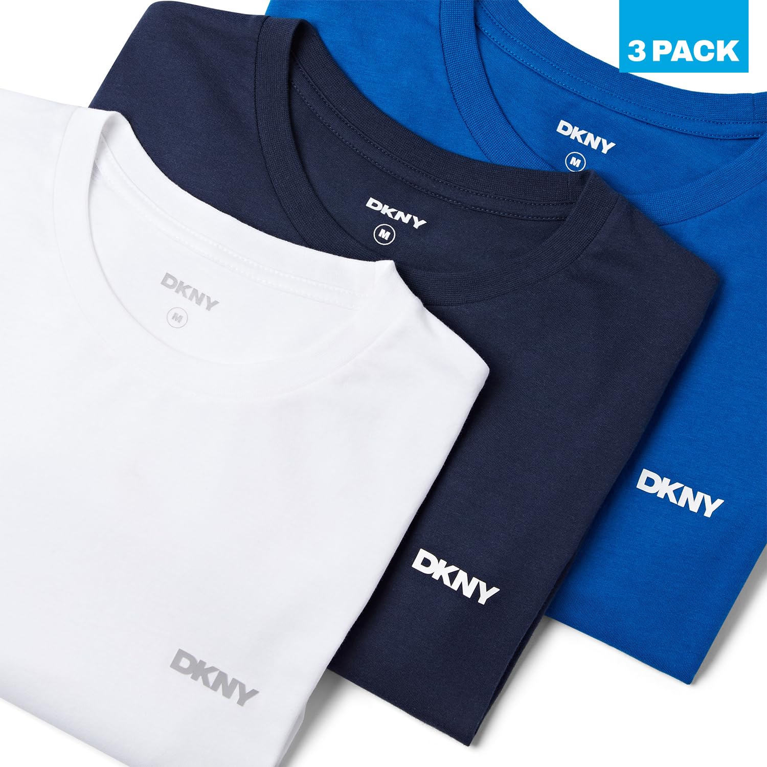 DKNY Men's Giants T-Shirt (Pack of 3)