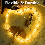 Dalugo Fairy Lights Battery Operated 2m 20 LED Copper Wire Warm White view 3