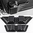 Door Side Cup Holder Storage Pocket for Ford Bronco 4 Door 2024 2023 2022 2021 Side Door Storage Pocket Front/Rear Door Cup Holder Organizer Box for Bronco