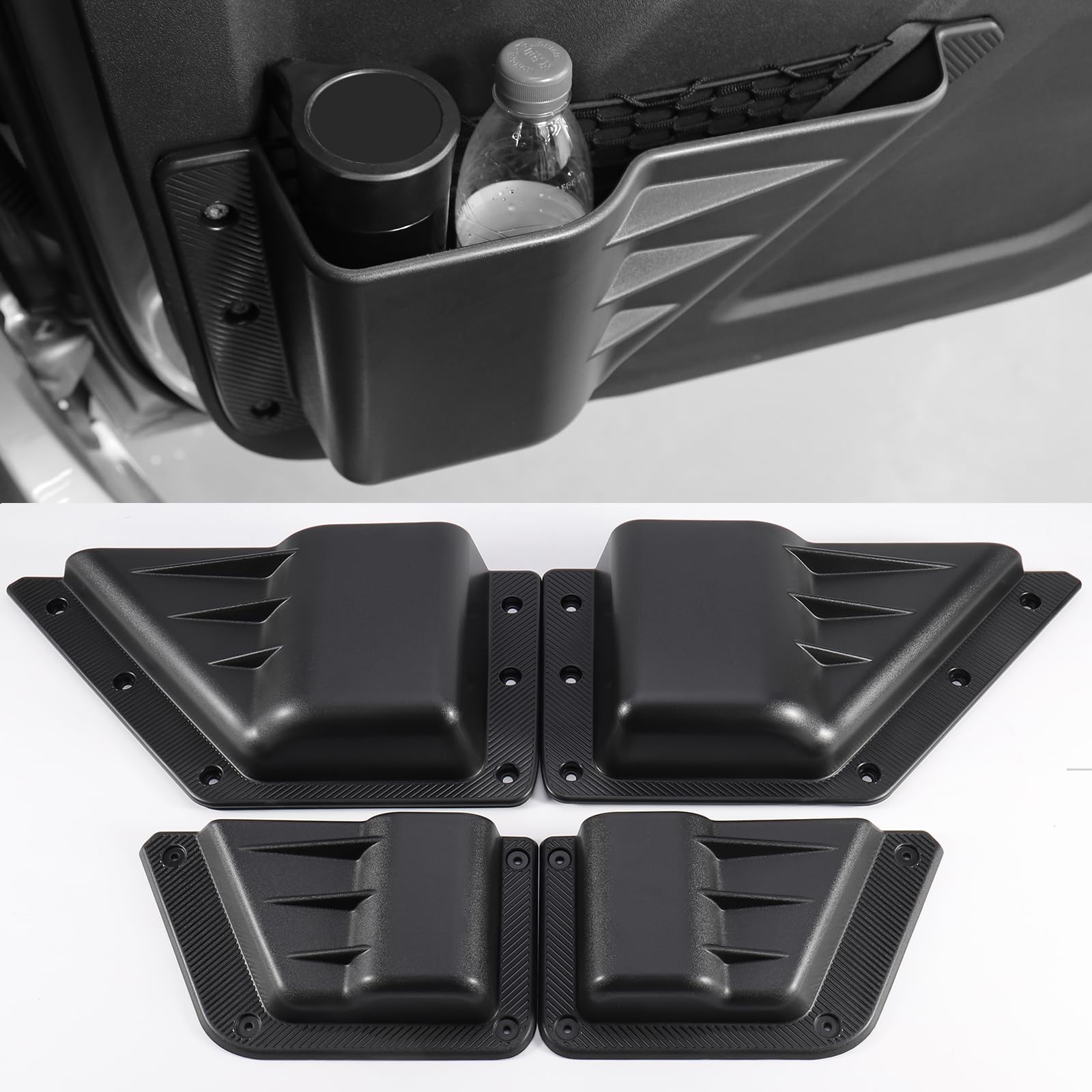 Photo 1 of Door Pocket for Ford Bronco 4 Door 2021-2026 Front/Rear Storage Pocket