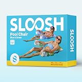 Sloosh Inflatable Pool Chair 2 Pack Tropical Leaves Adjustable Backrest view 9