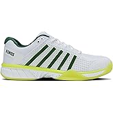 K-Swiss Men's Express Light Pickleball Shoe (White/Neon Lime/Eden)