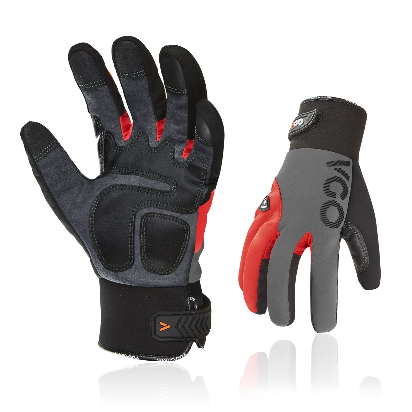 Vgo... Thermal Waterproof Gloves Work Women -20℃ Touchscreen with 3M Thinsulate Lining, Winter Warm Safety Gloves in Cold Weather Utility for Warehouse Freezer — image 1