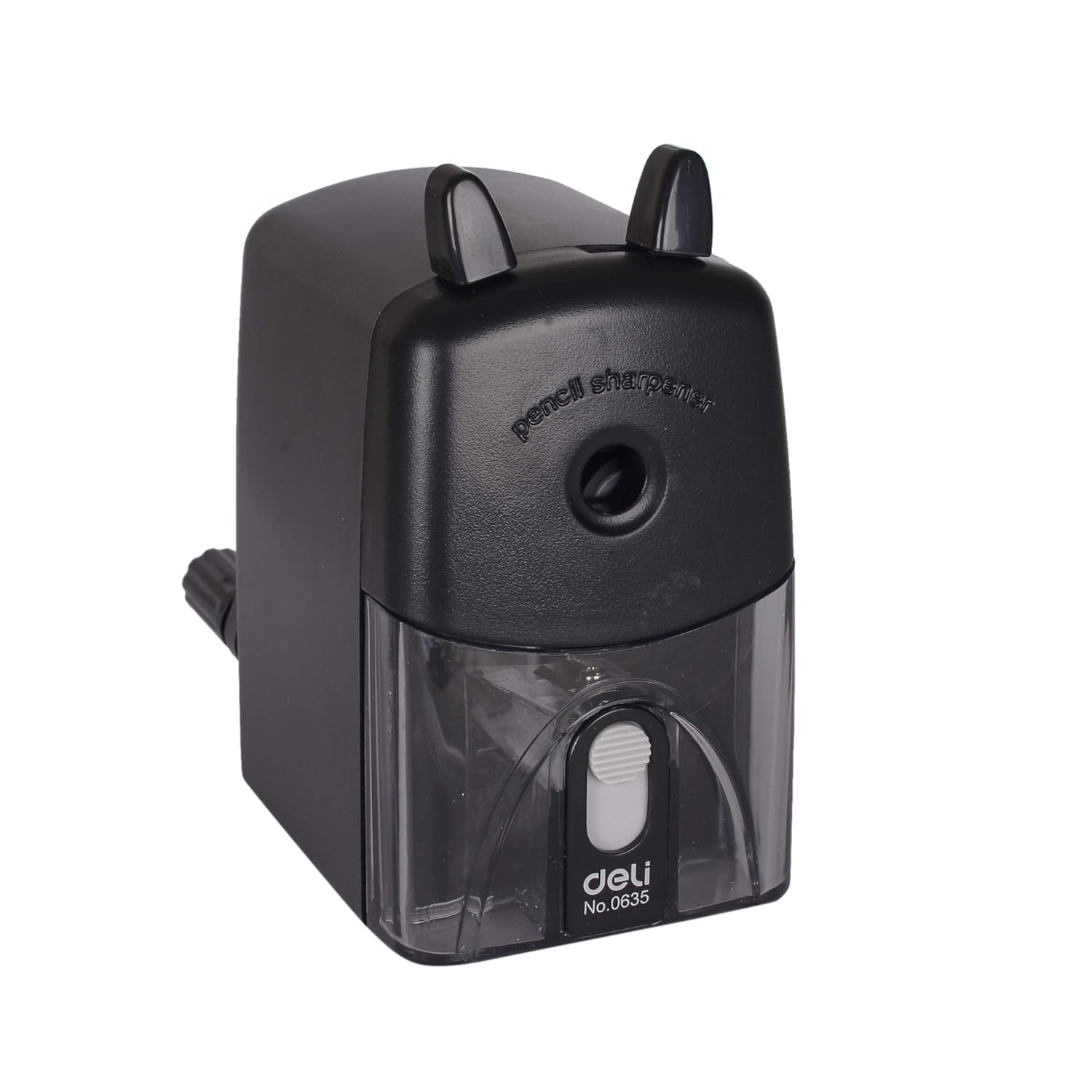 deli W0635 Rotatry Pencil Sharpener, Black Amazon.in Office Products