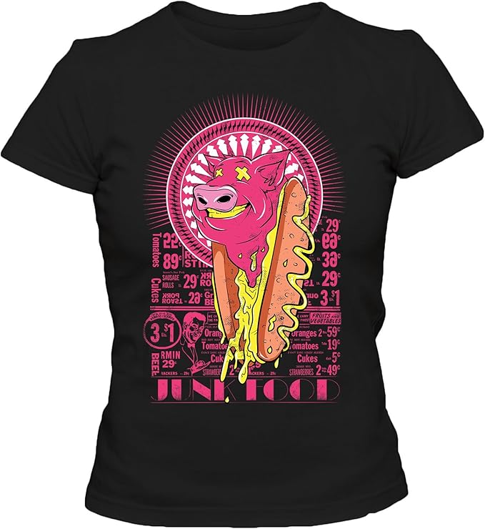 Junk Food Men's TShirt Amazon.co.uk Clothing