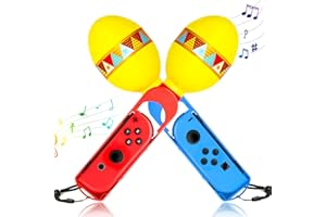 HONGHAO Switch Samba de Amigo Central Sand Hammer Hand Grip Controller for Nintendo Joycon Games, Switch OLED Sports Game Accessories for Kids