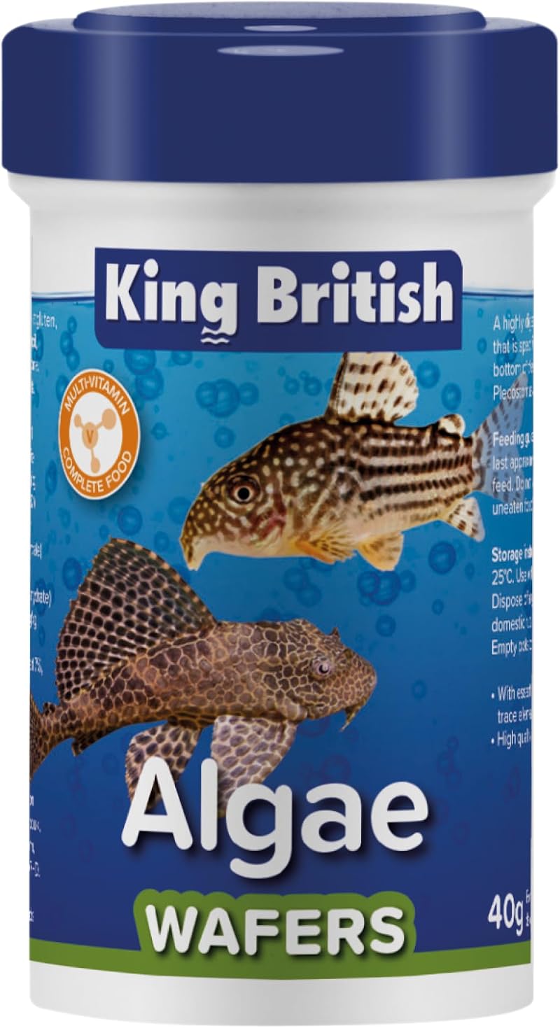 King British Algae Wafers 40g Multi-Vitamin Sinking Catfish Food
