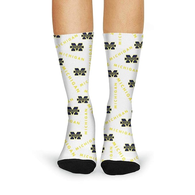 Qqakdo Women Crew Socks Funky Warm Soft Comfortable Socks For