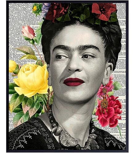 Amazon.com: Frida Kahlo in Green Frida Inspired 16x20 Unframed Print  Playful Floral Portrait Vibrant Green Dress Feminine Expression Botanical  Folk Style Colorful Art for Gallery Walls Living Rooms Studios : Home &