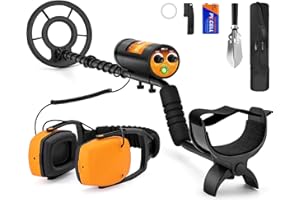 Hazlewolke Underwater Metal Detector, 130ft Waterproof Metal Detector with Pinpoint Mode, 10” Depth Metal Detectors for Adults Professional, Detector De Metales Oro Y Plata