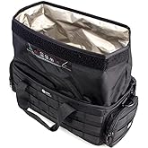 Mission Darkness Padded Utility Faraday Bag // Tactical Gear Bag with MOLLE Webbing and RF Signal Blocking Liner // Shields Delicate Electronics (Night Vision Goggles, Scopes, Cameras, Optics, Phones)