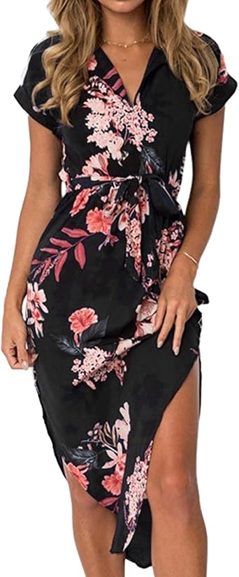 midi length casual dresses