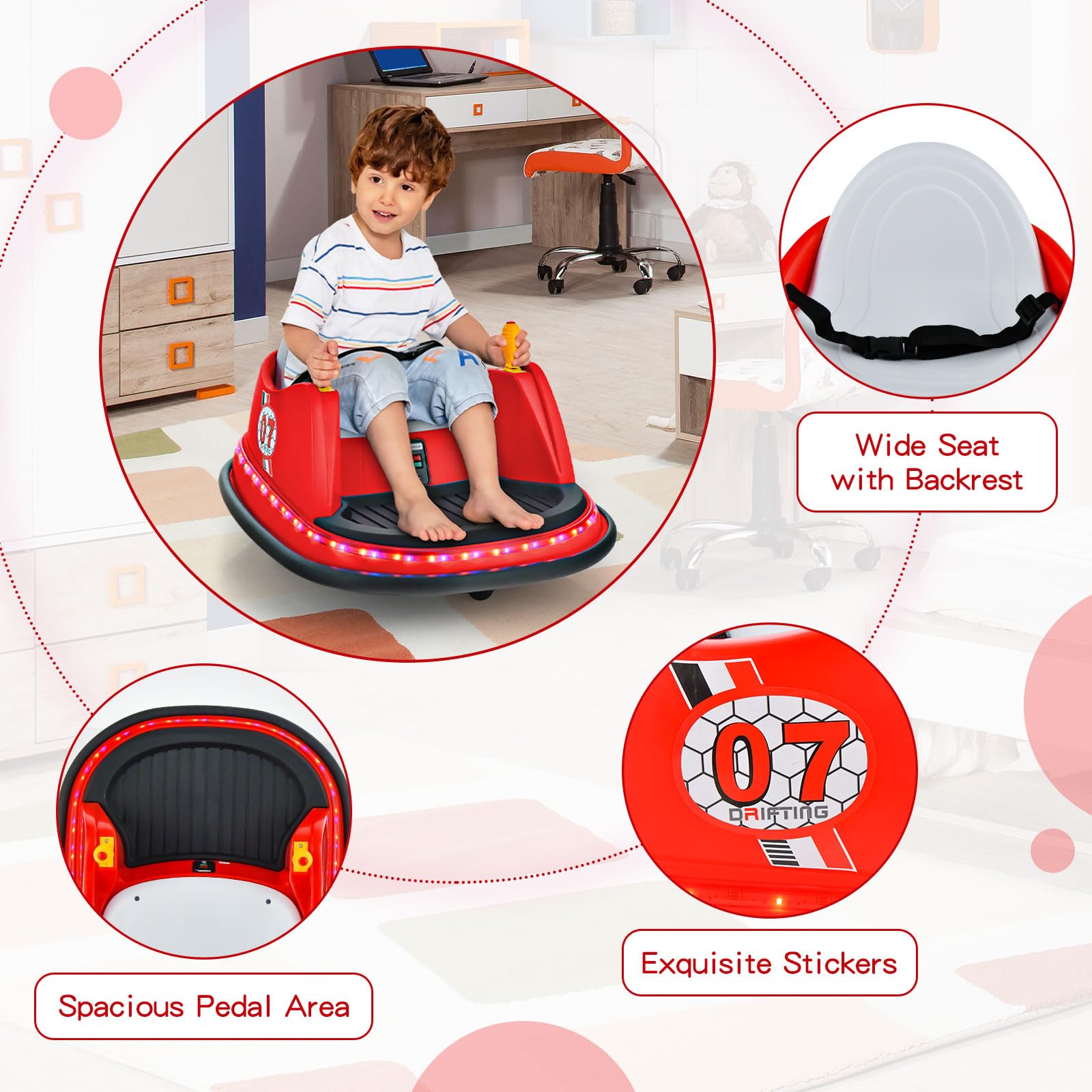 HONEY JOY TQ10161 Bumper Car