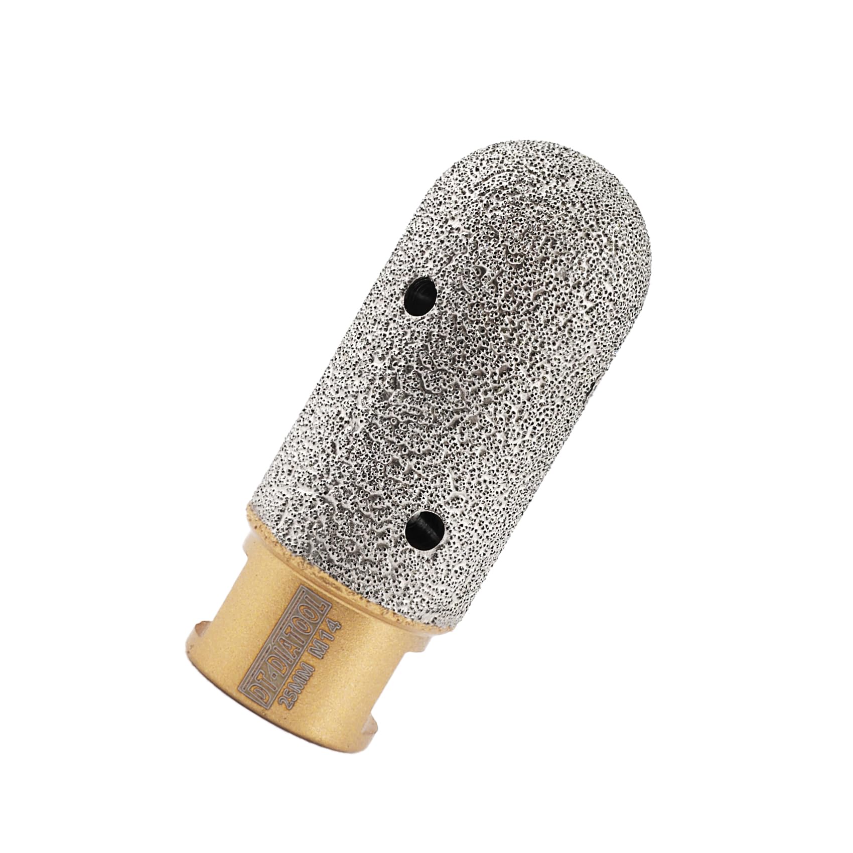 DT-DIATOOL Diamond Milling Bit 25mm Enlarge Existing Holes of Porcelain Tile Marble Countertop Diamond Coated Finger Bit