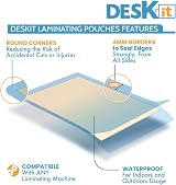 Deskit A4 Laminating Pouches Matt 150 Micron 120 Sheets view 2