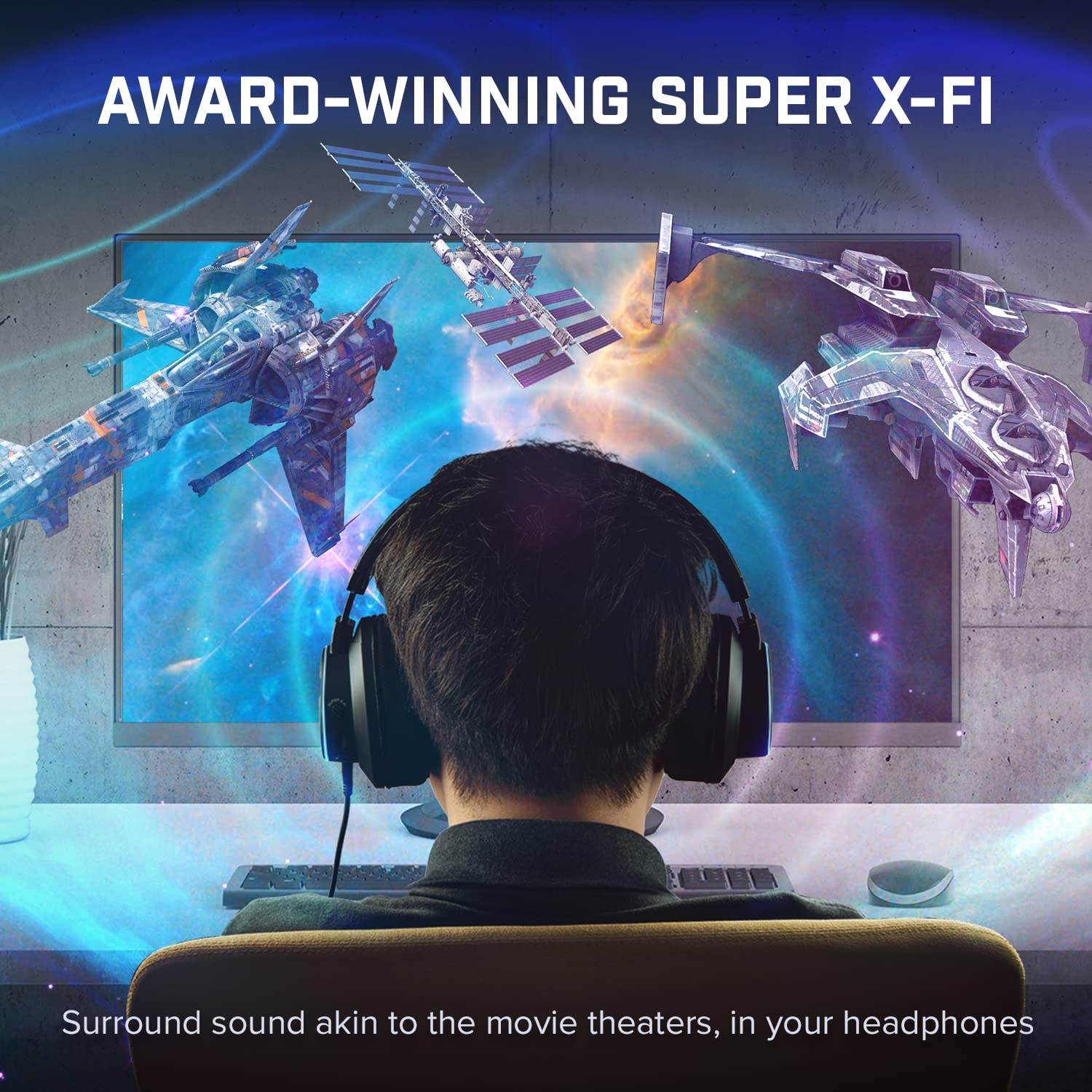 Sound Blaster X1 Hi-res Super X-Fi External USB DAC and Headphone Amplifier for PC and Mac, Also Compatible with PS4, PS5, and Switch