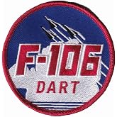 Squadron Nostalgia LLC F-106 Delta Dart Patch &ndash; Sew on, 3.5", Convair