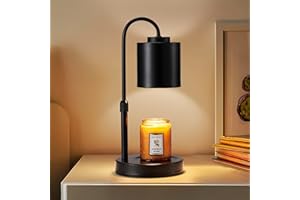 CASTLELIFE Candle Warmer Lamp with Timer & Dimmer, Height Adjustable Electric Wax Melt Warmer for Jar Candles, Gifts for Mom 