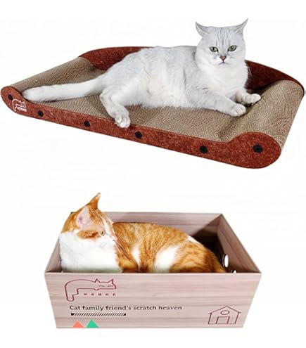 Cat Scratcher Bed Petrageous 13081 Rascador Rectangular Corrugado