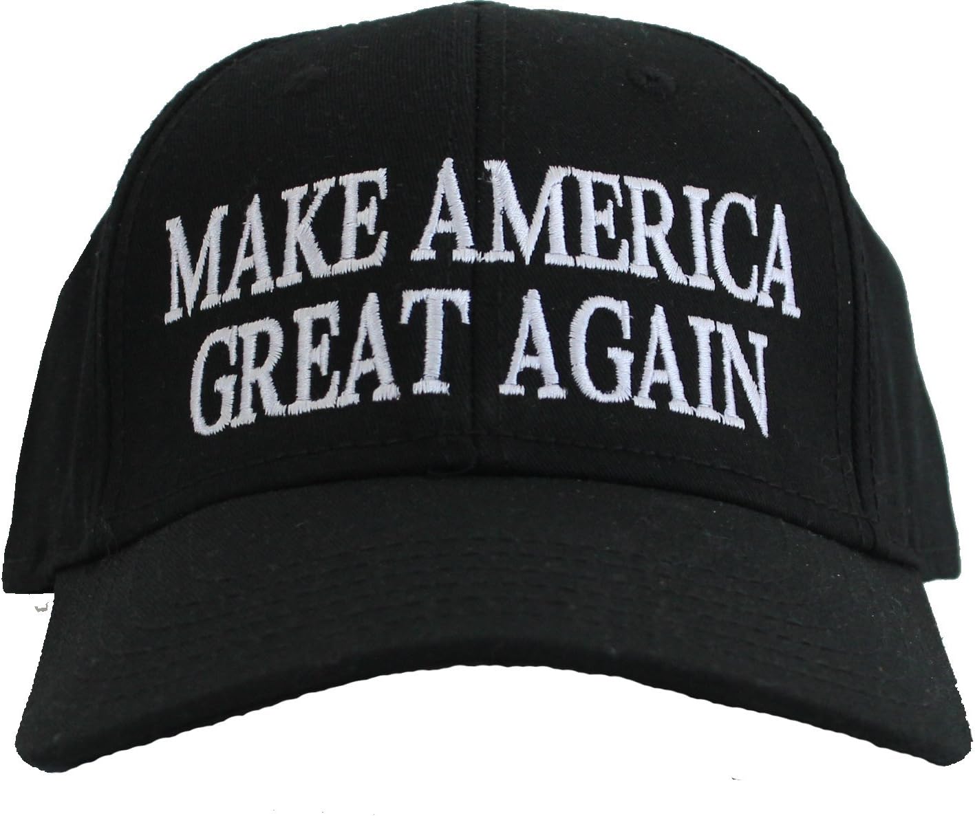 Black Donald Trump "Make America Great Again" Hats. Embroidered Baseball Style Cap. Republican Presidential Candidate. Show Support! (Black Otto Caps Trump Slogan, One Size Fits Most Baseball)