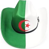 JAY CROFT Cowboy Country Flag Hat World Cup Copa del Mundo Football Soccer Sport 2026 for Men Women Fan Kit Brim Sunhat Cap